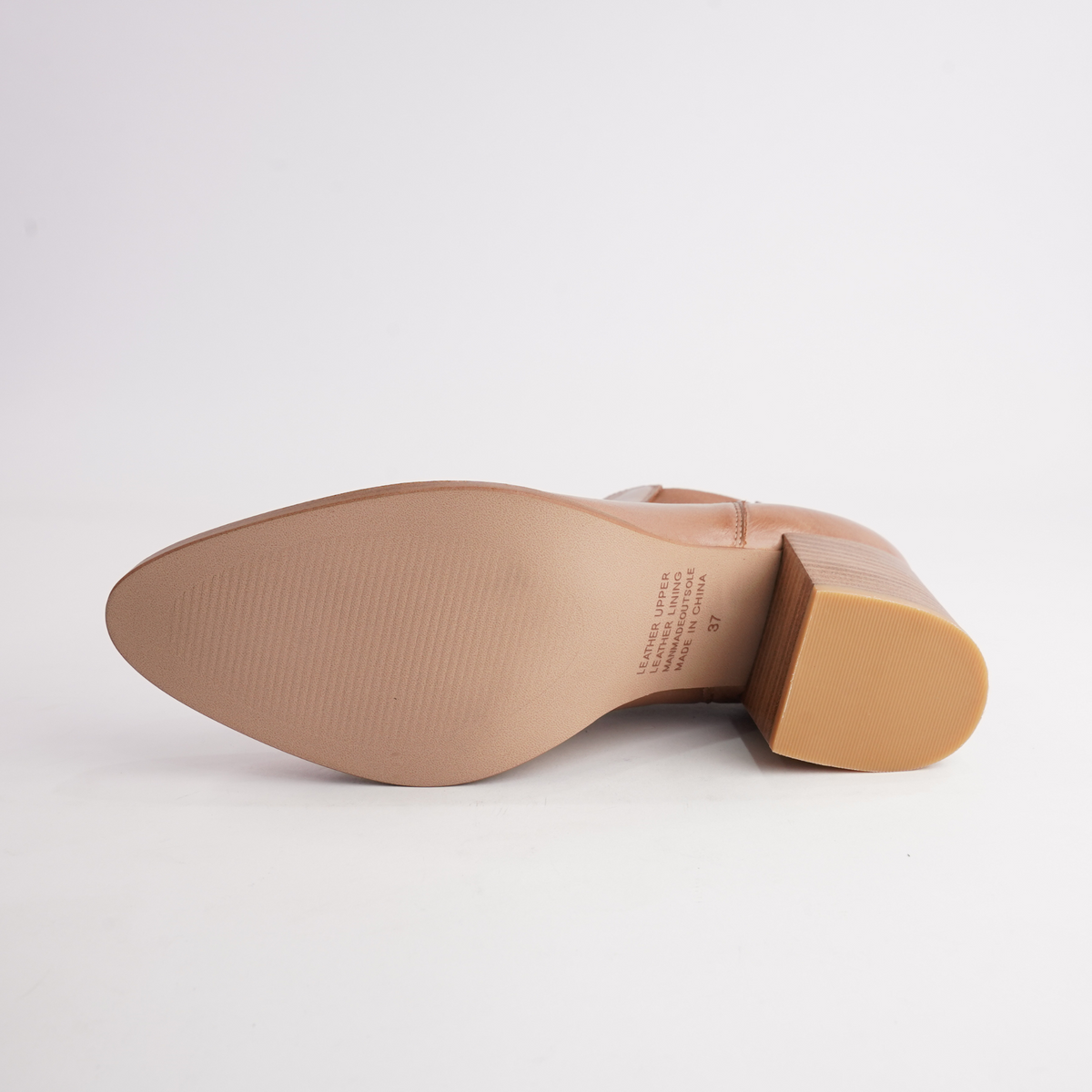 Zubia Tan/ Natural Leather Ankle Boots - DJANGO AND JULIETTE | Shouz