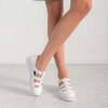 Baytown White Leather Sneakers