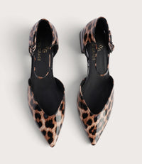 Munich Ocelot Patent Leather Flats