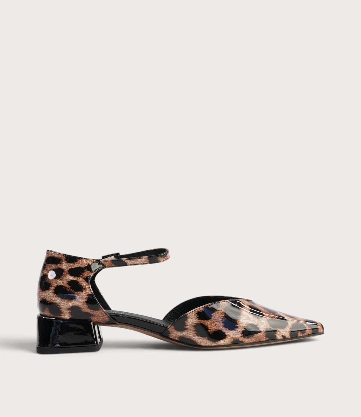 Munich Ocelot Patent Leather Flats