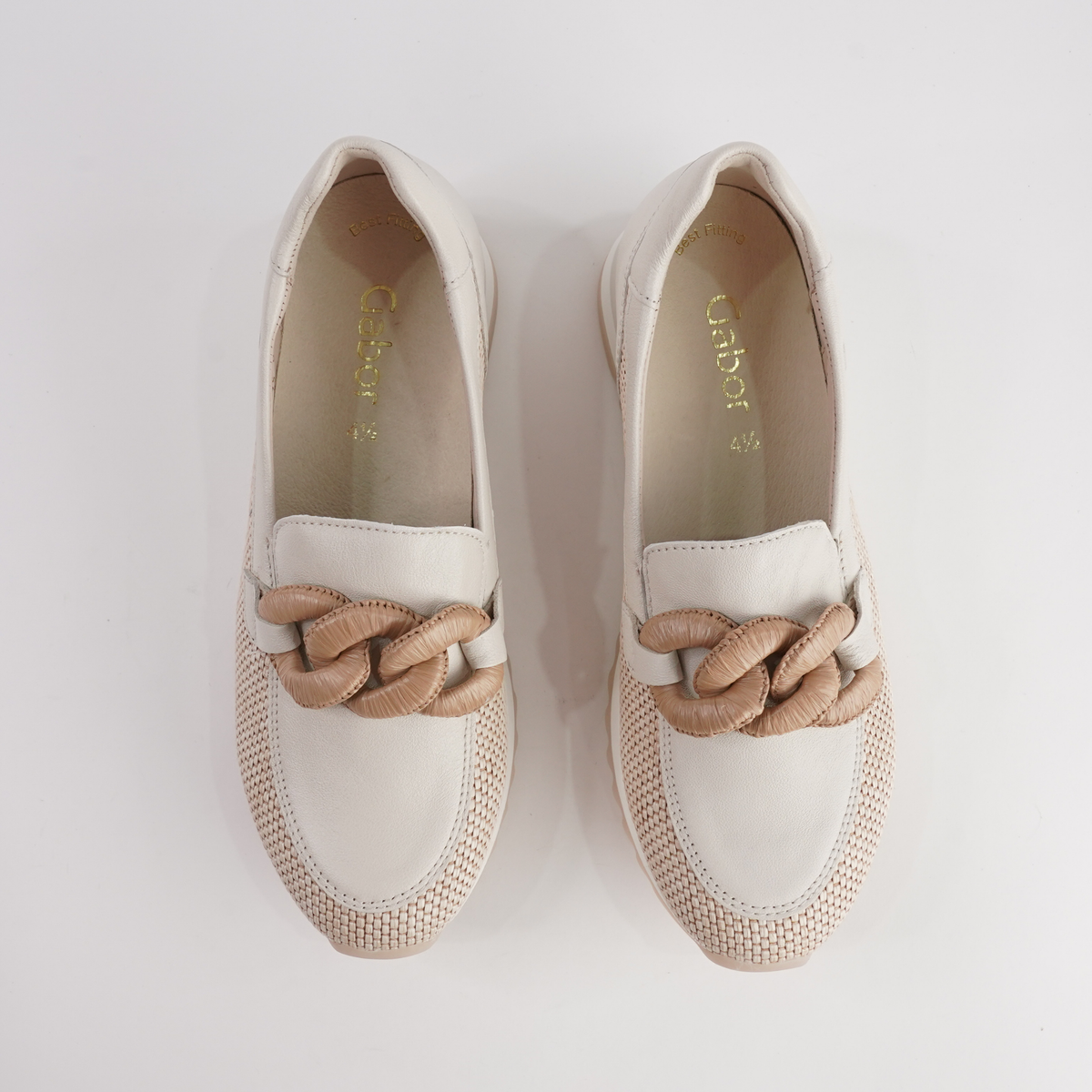 Esme Natural Leather Loafers - GABOR | Shouz