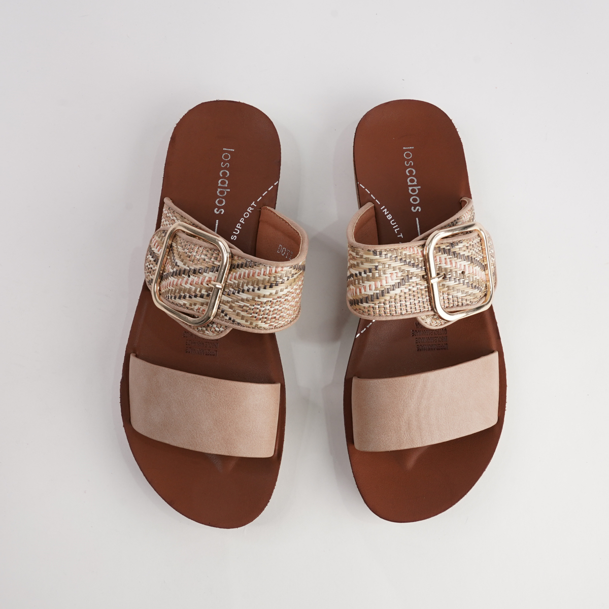 Doti Taupe Multi Slides - LOS CABOS | Shouz
