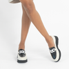 Jemma Black/ Bone Leather Loafers