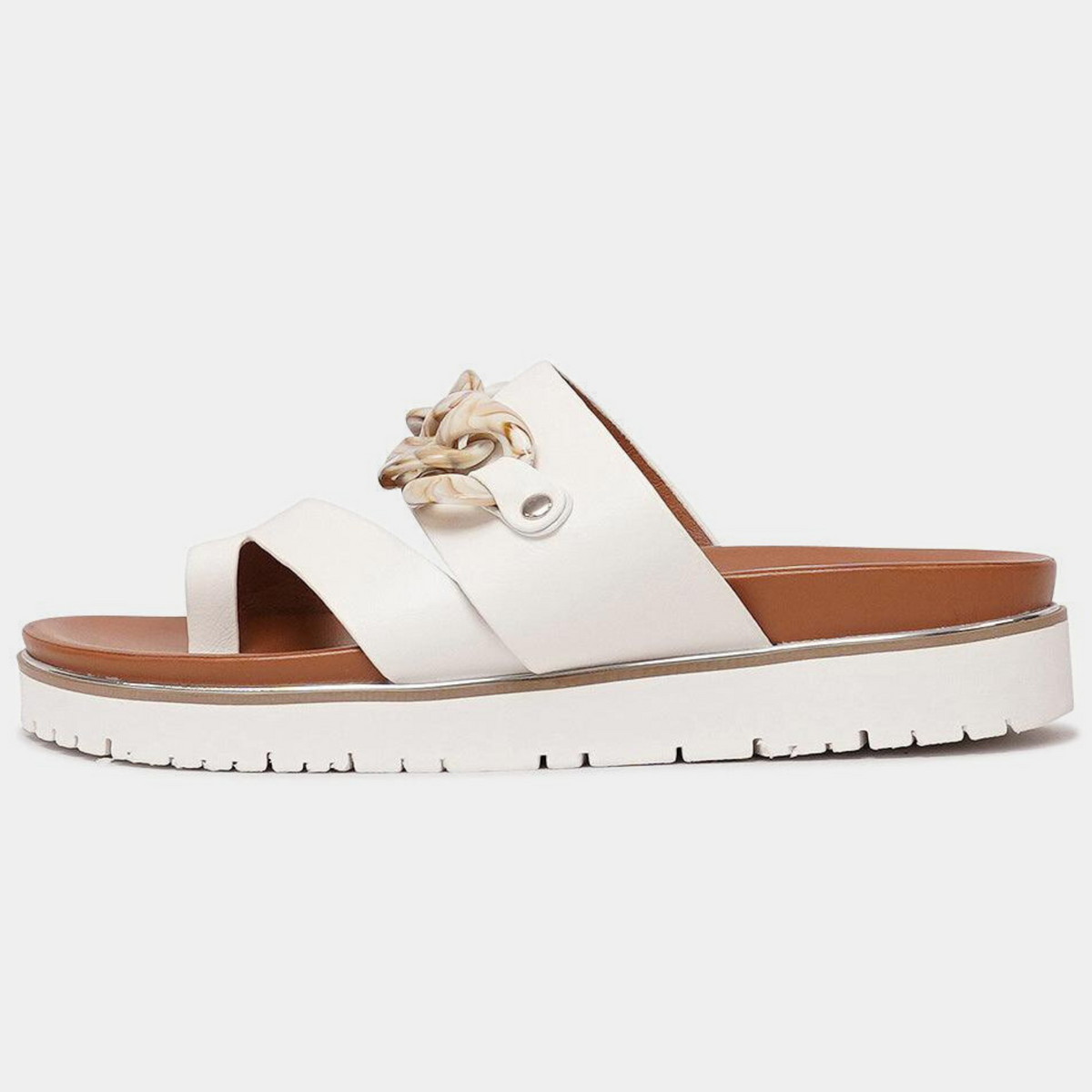 Cai White Sandals - LOS CABOS | Shouz