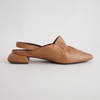 Valora Tan Leather Flats