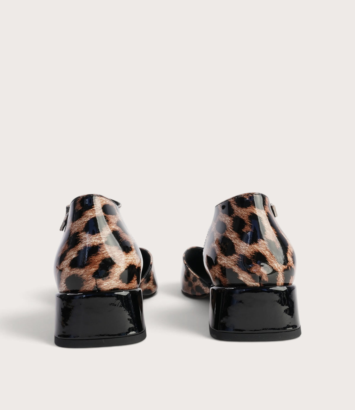 Munich Ocelot Patent Leather Flats