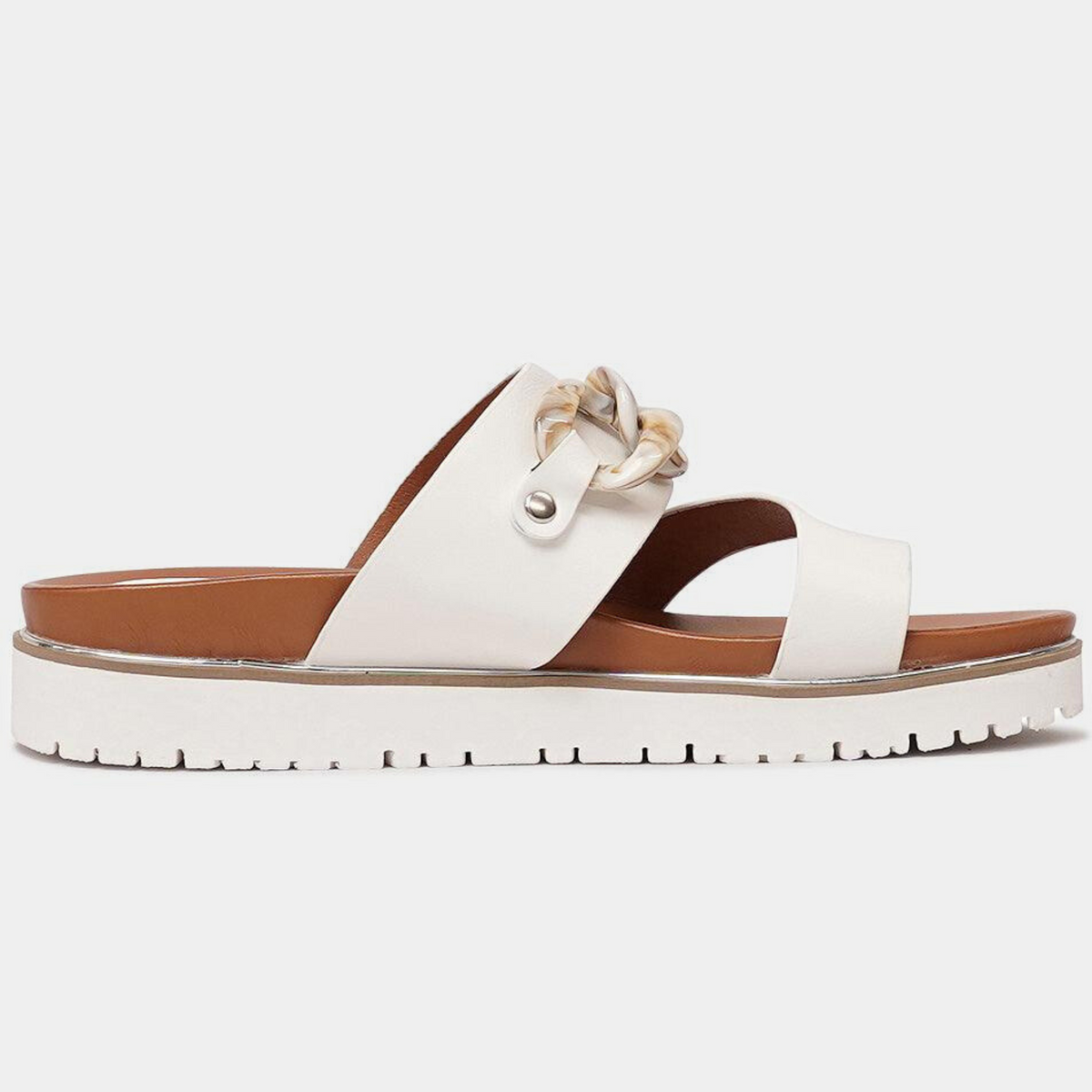 Cai White Sandals - LOS CABOS | Shouz
