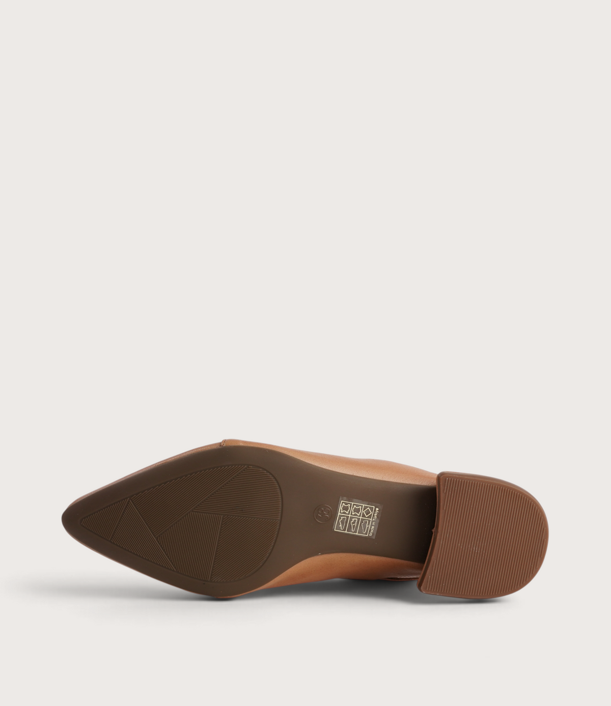 Valora Tan Leather Flats