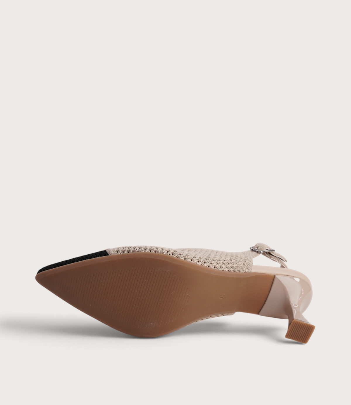 Audrey Black/ Nude Heels