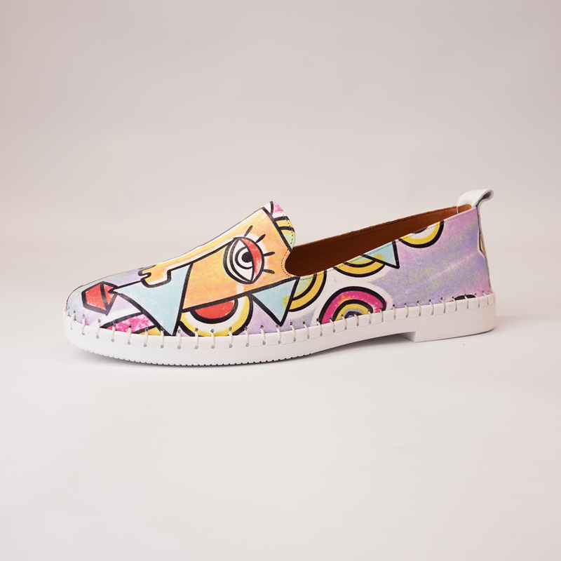 Airlie Picasso Multi Leather Flats