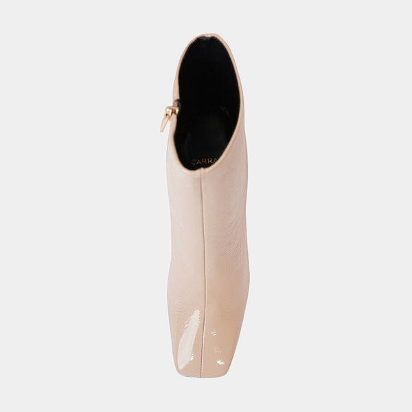 372007 Nude Patent High Heel Boots, CARRANO - Shouz