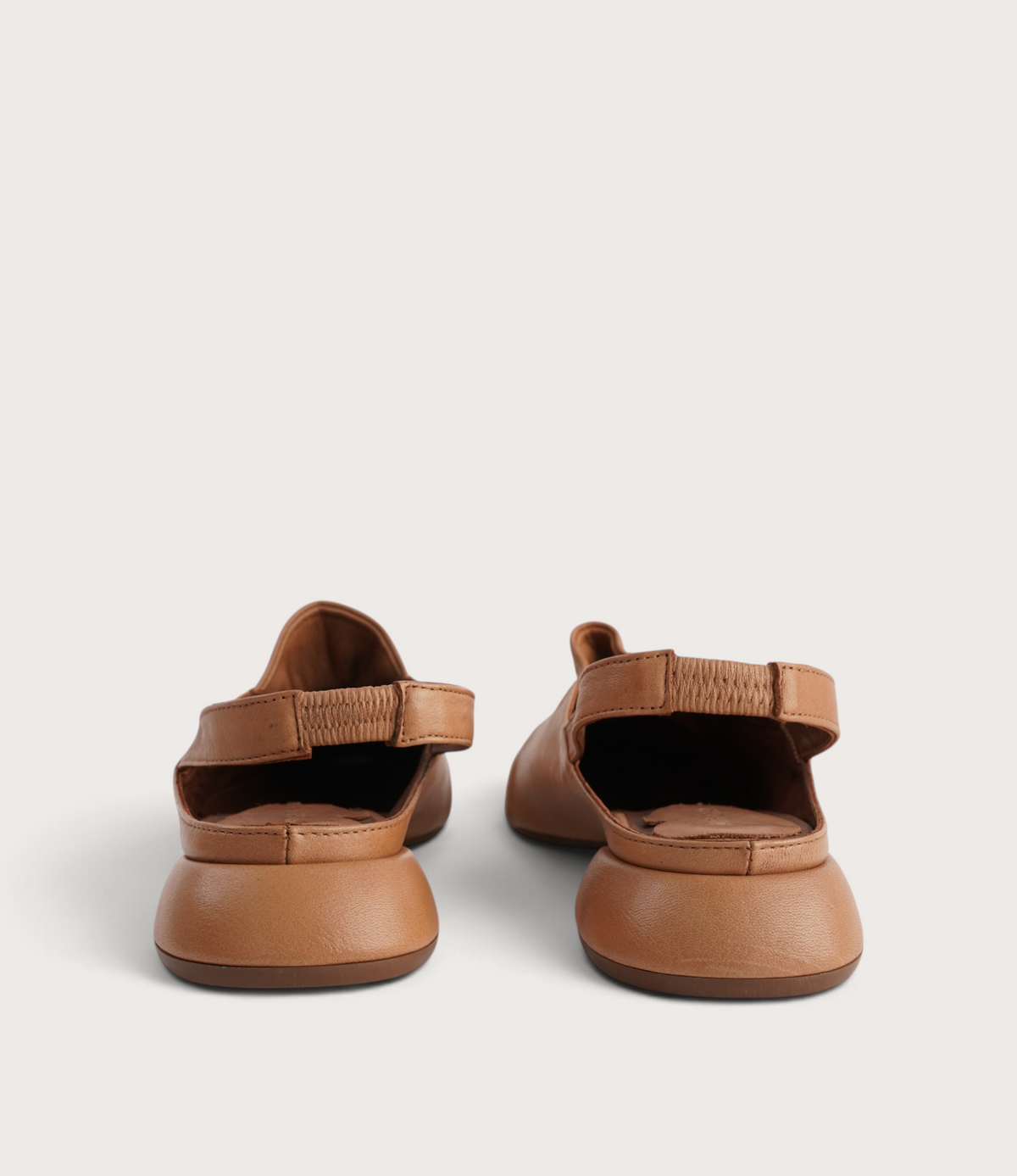 Valora Tan Leather Flats