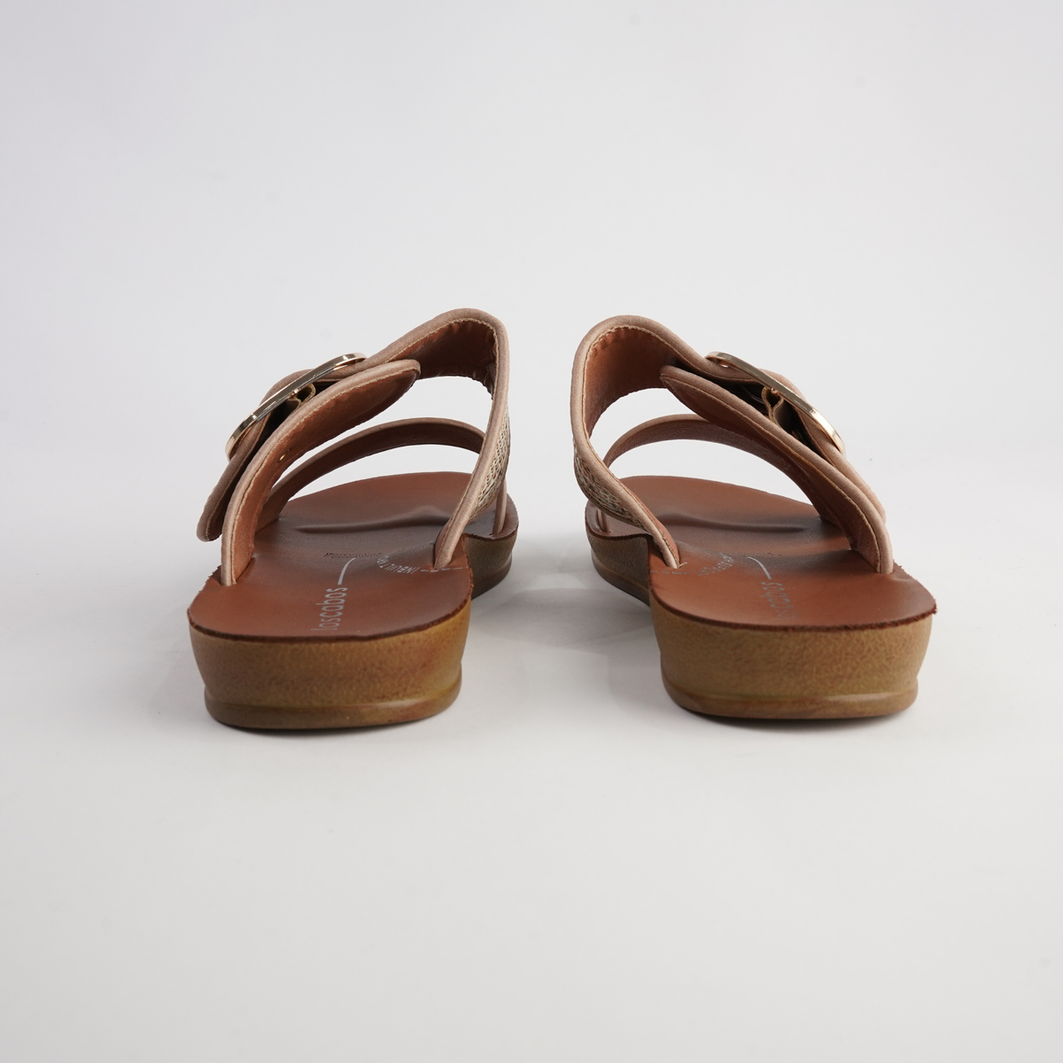 Doti Taupe Multi Slides - LOS CABOS | Shouz