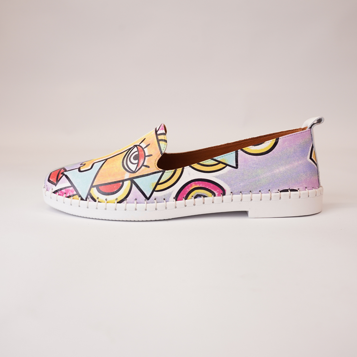 Airlie Picasso Multi Leather Flats - SALA | Shouz