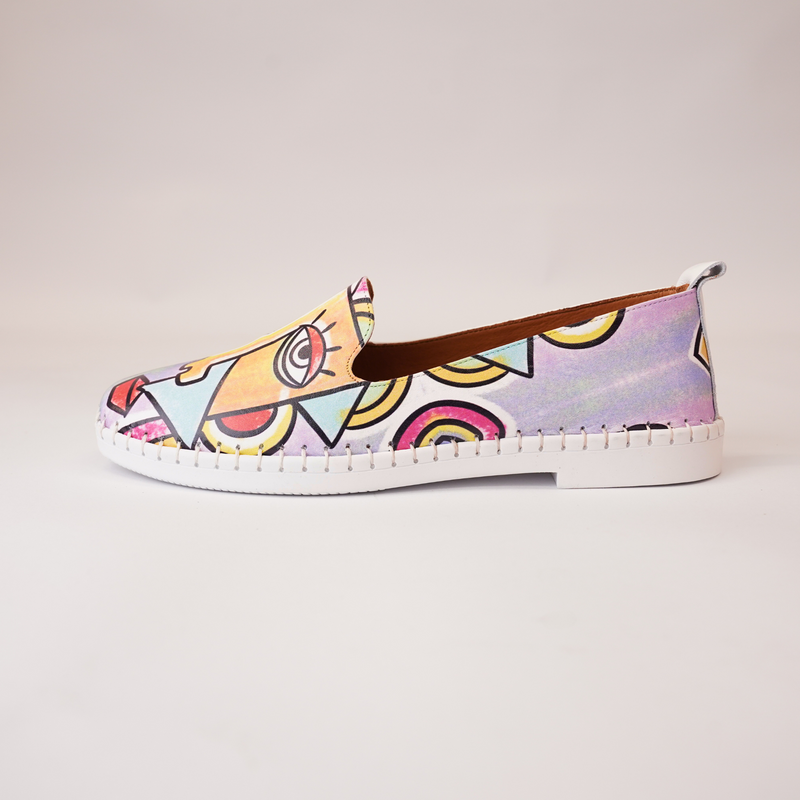 Airlie Picasso Multi Leather Flats