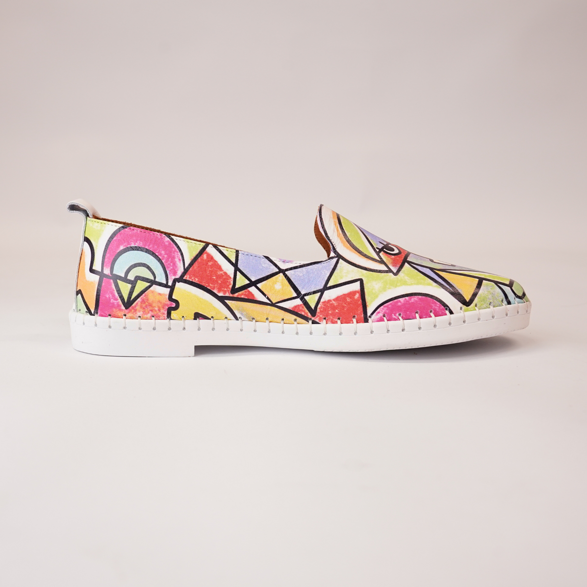 Airlie Picasso Multi Leather Flats - SALA | Shouz