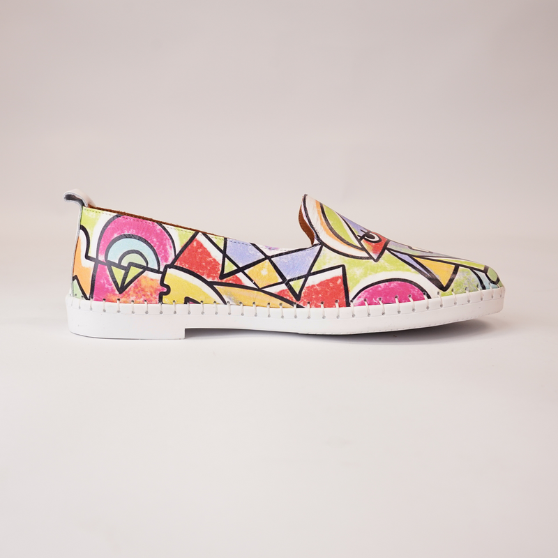 Airlie Picasso Multi Leather Flats