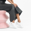 Baselo White Leather Sneakers