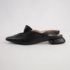Valora Black Leather Flats