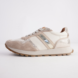 Murphy Crema Combo Leather Sneakers - SALA | Shouz