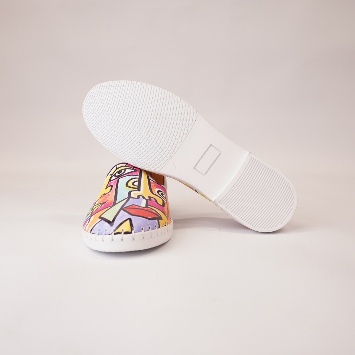 Airlie Picasso Multi Leather Flats - SALA | Shouz