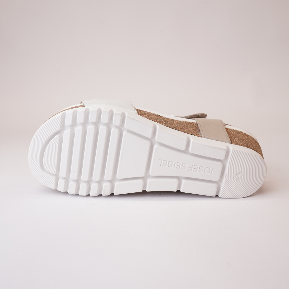 Quinn 02 Off White Kombi Leather Sandals - JOSEF SEIBEL | Shouz