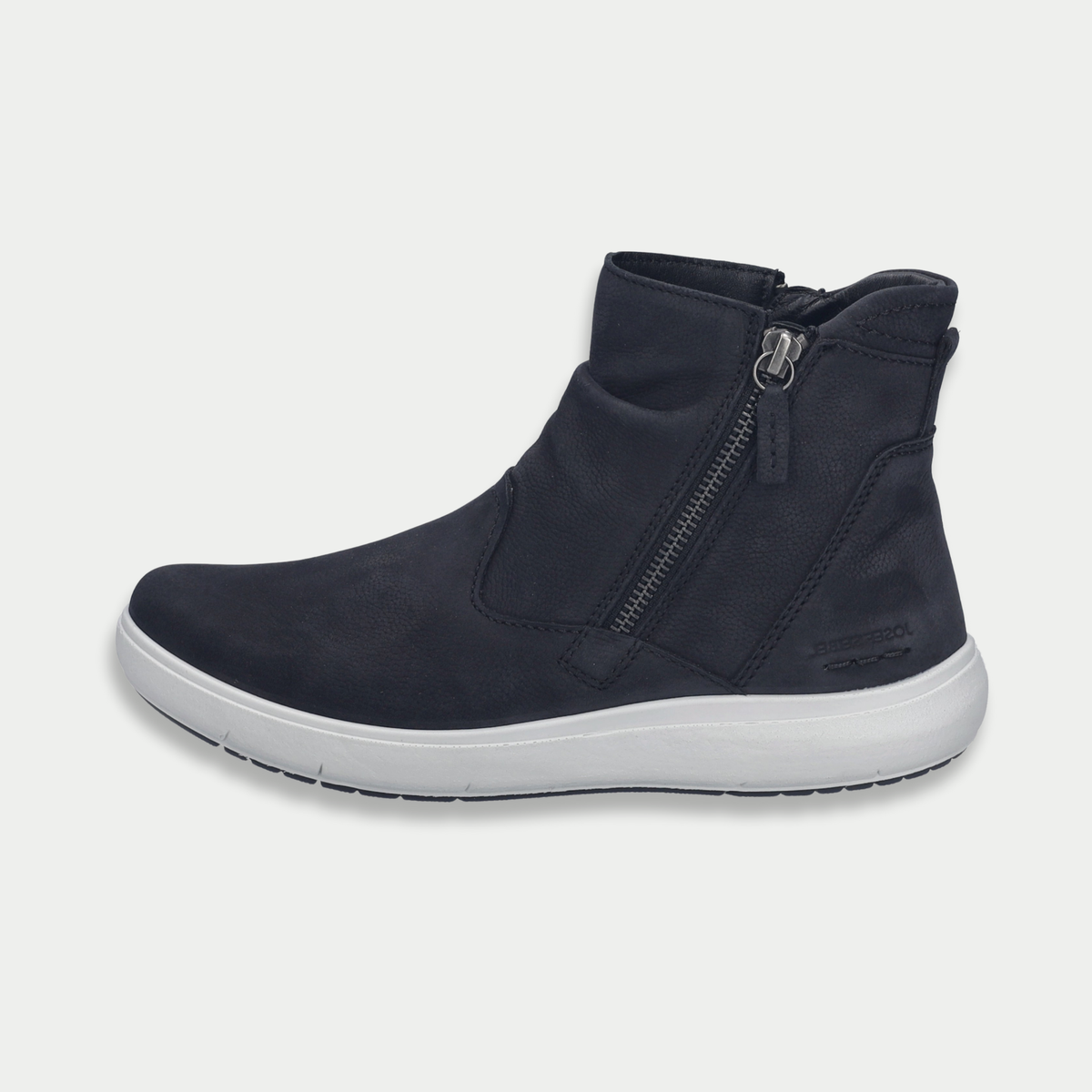 Megan 12 Schwarz Nubuck Ankle Boots - JOSEF SEIBEL | Shouz