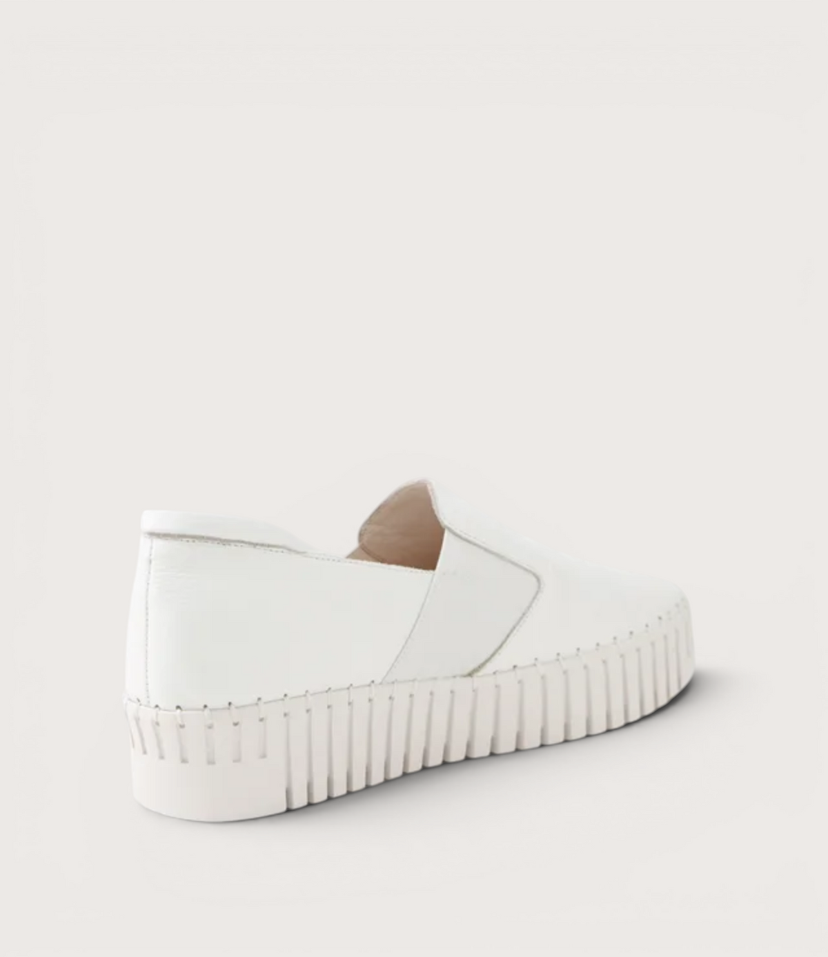 Becca White Leather Sneakers