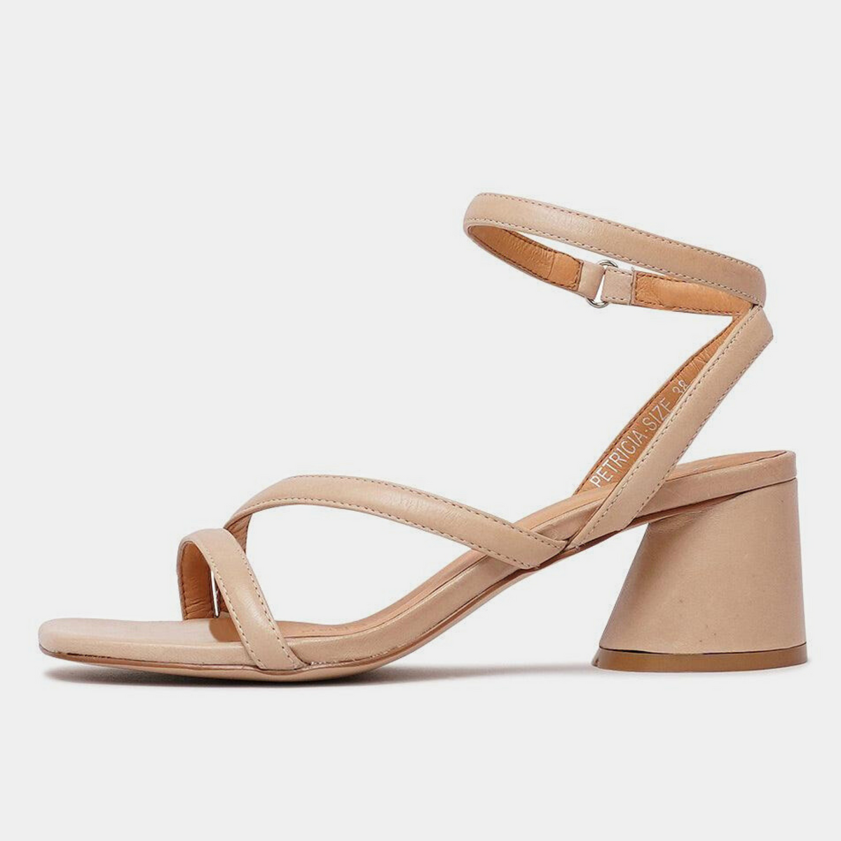 Petricia Nude Leather Heels - EOS FOOTWEAR | Shouz