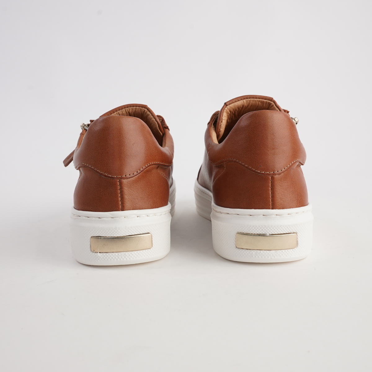 Elly Coconut Leather Sneakers - SALA | Shouz