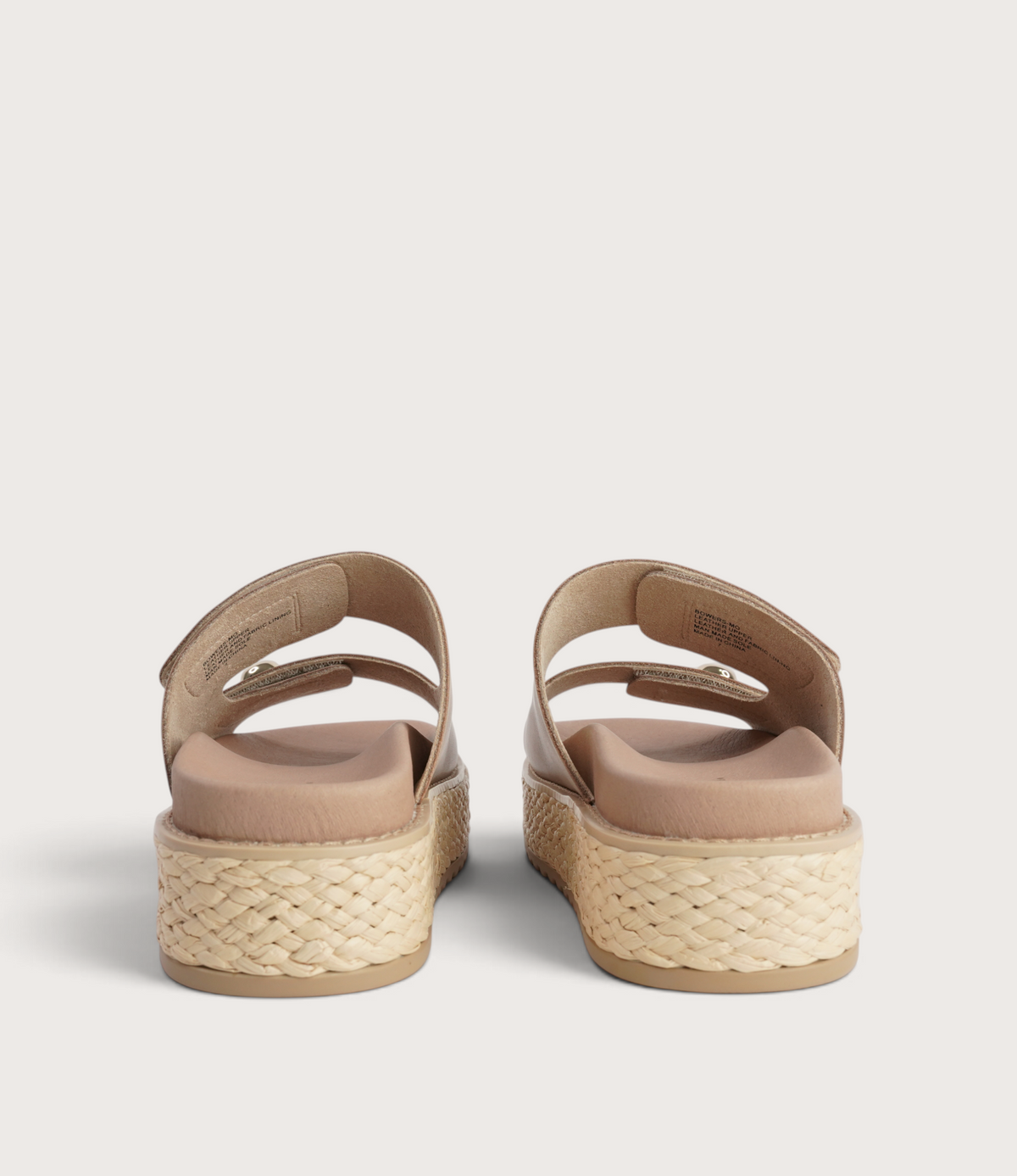 Bowers Stone Leather Slides