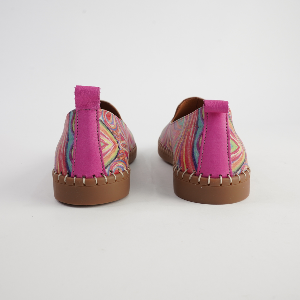 Airlie Kaleidoscope Multi Leather Flats - SALA | Shouz