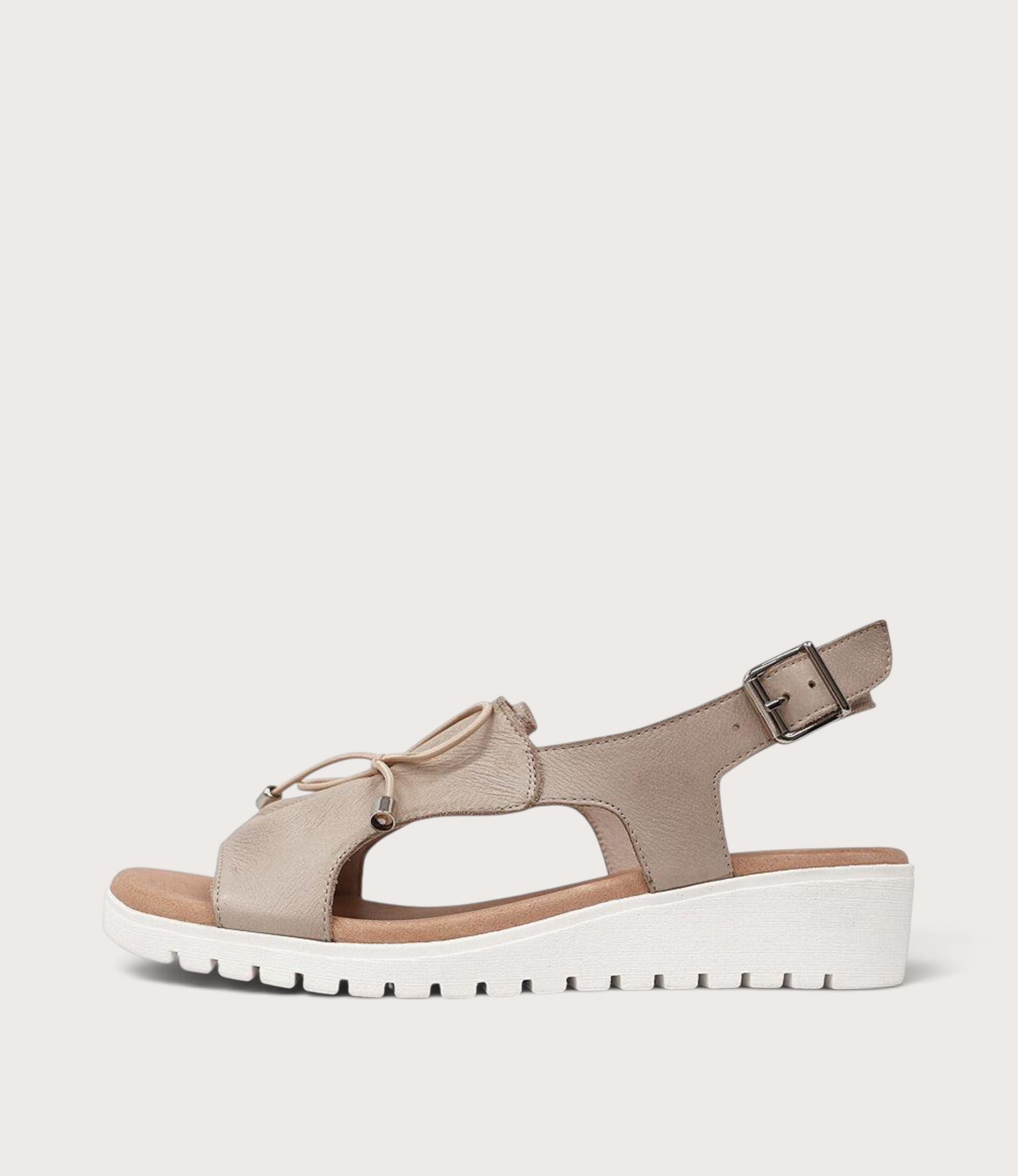Malika Cafe Leather Sandals