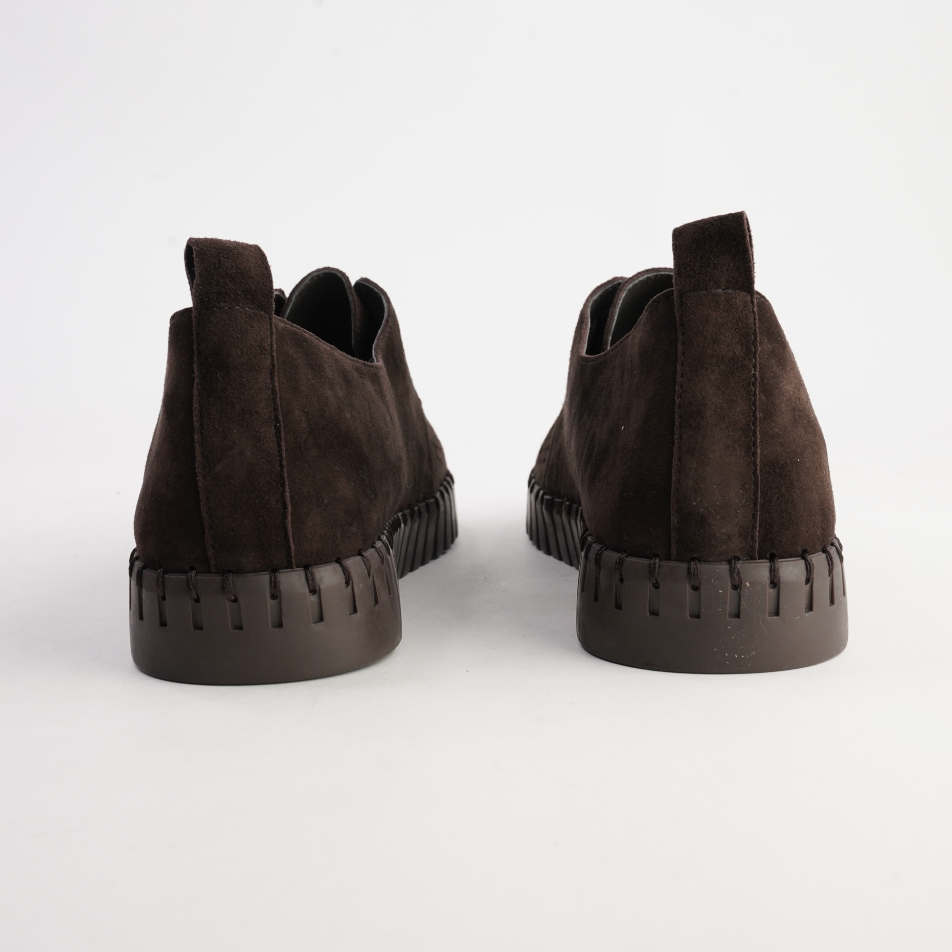 Huston Choc Suede Leather Sneakers - DJANGO AND JULIETTE | Shouz