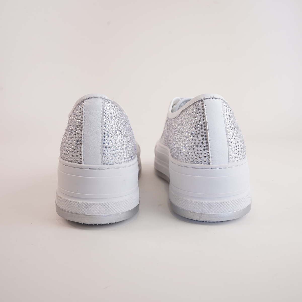 Gillers White/ Silver Jewels Sneakers - DJANGO AND JULIETTE | Shouz