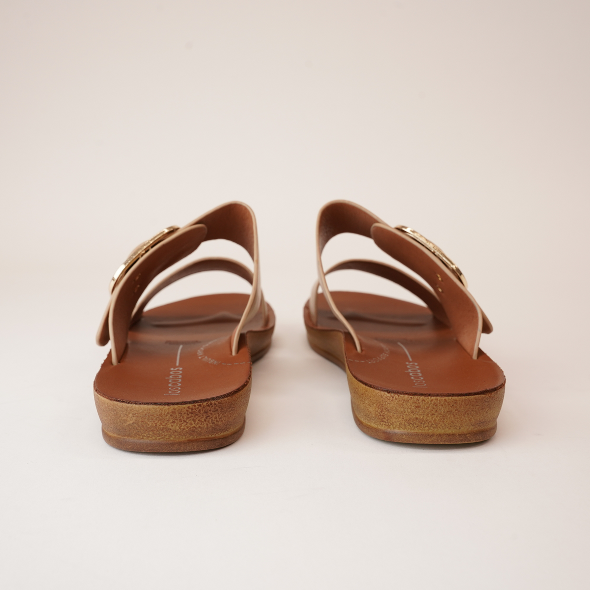 Doti Soft Gold Slides - LOS CABOS | Shouz