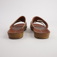 Bride Caramel Raffia Slides