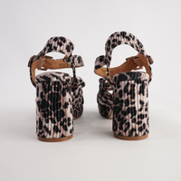 Sam Tan Leopard Heels
