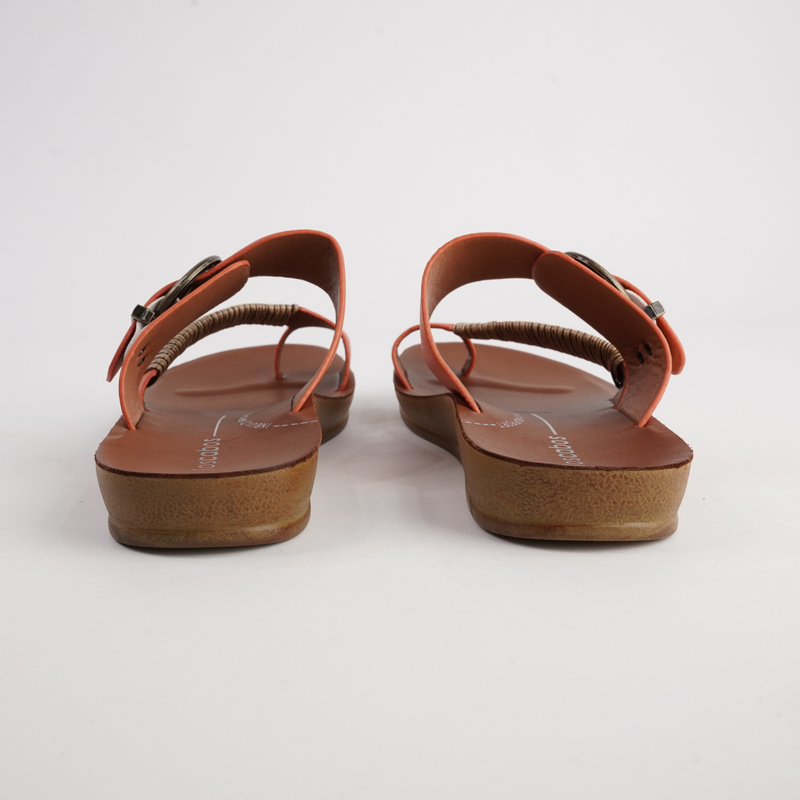 Bria Tangerine Sandals