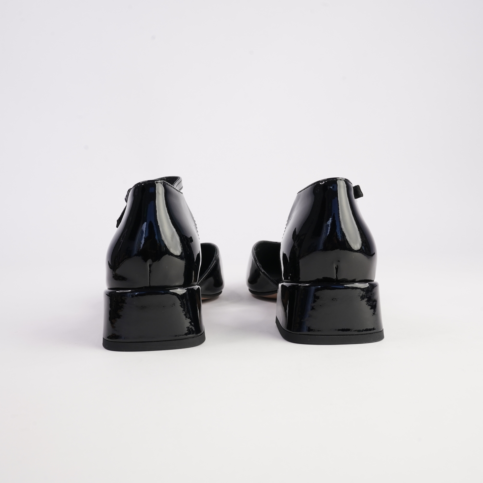 Munich Black Patent Leather Flats - WITH GRACE | Shouz