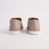 Derby Super Soft Clay Leather Lace Up Flats