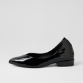 Ewa Black Patent Leather Ballet Flats