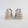 Eggey Milk Leather Ivory/ Raffia Loafers