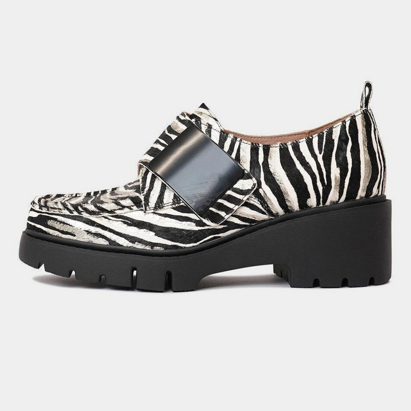 Umbers Zebra Pony Loafers