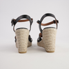 Sophia Doya Negro Espadrille Wedges