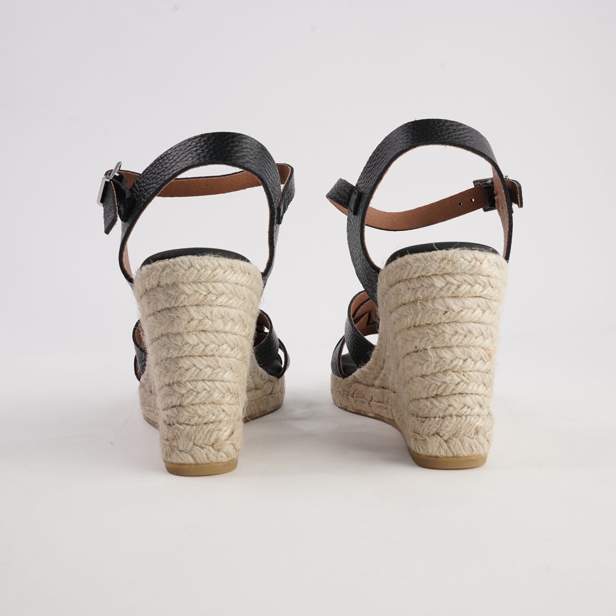 Sophia Doya Negro Espadrille Wedges - WITH GRACE | Shouz