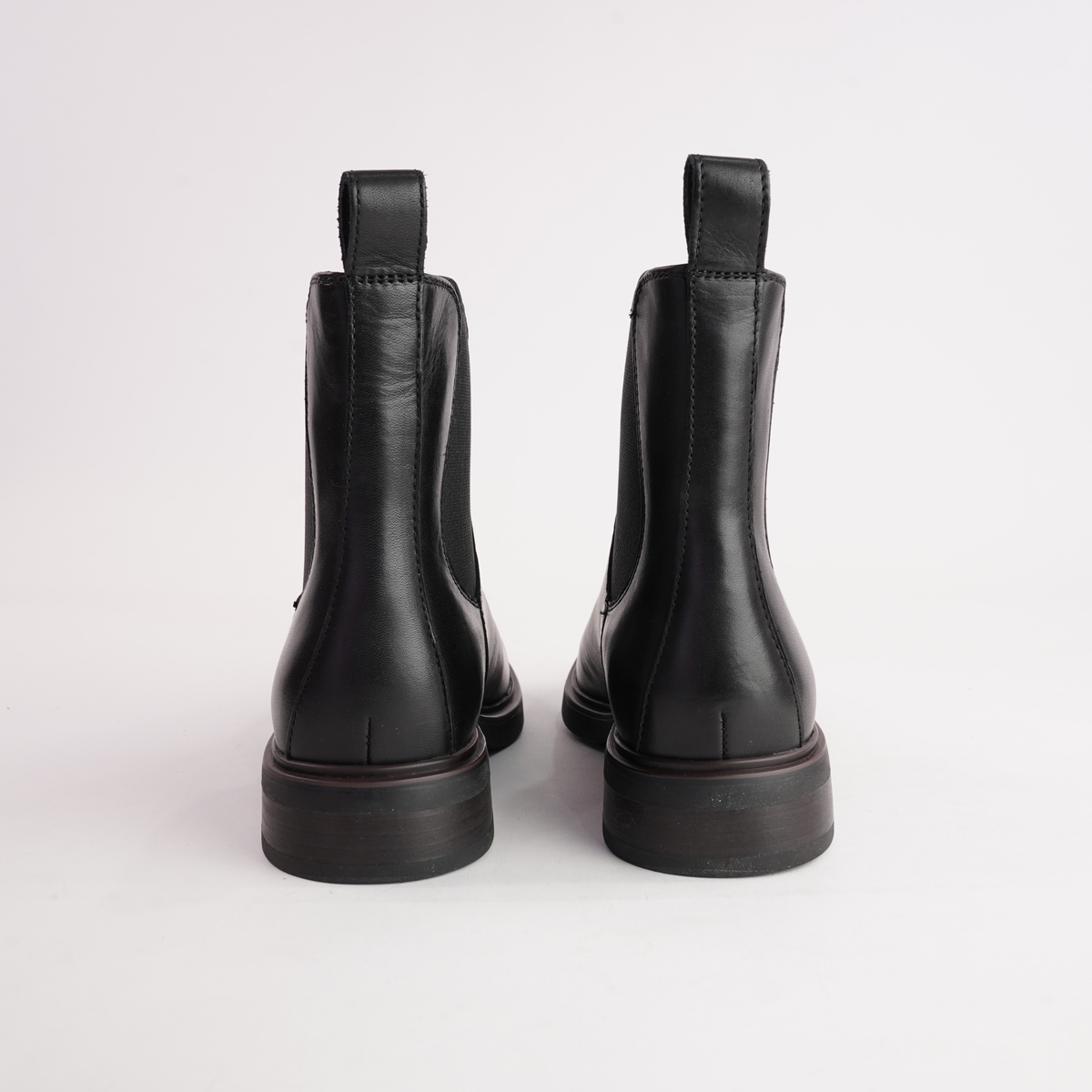 Blaik Black Leather Ankle Boots - EOS FOOTWEAR | Shouz