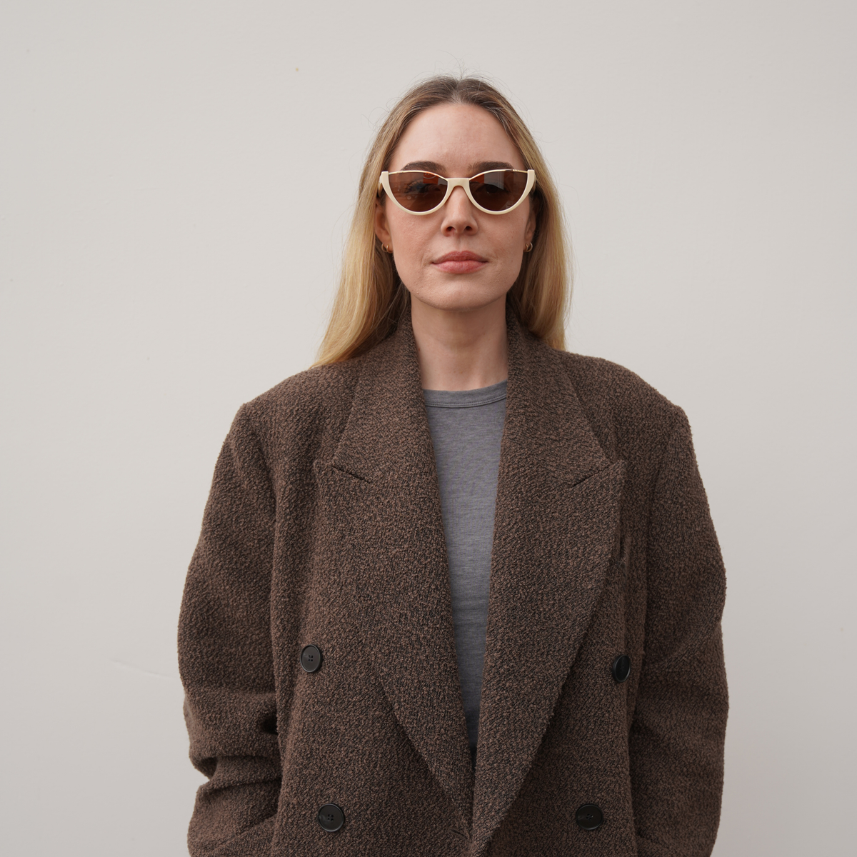 Giselle Ecru Sunglasses
