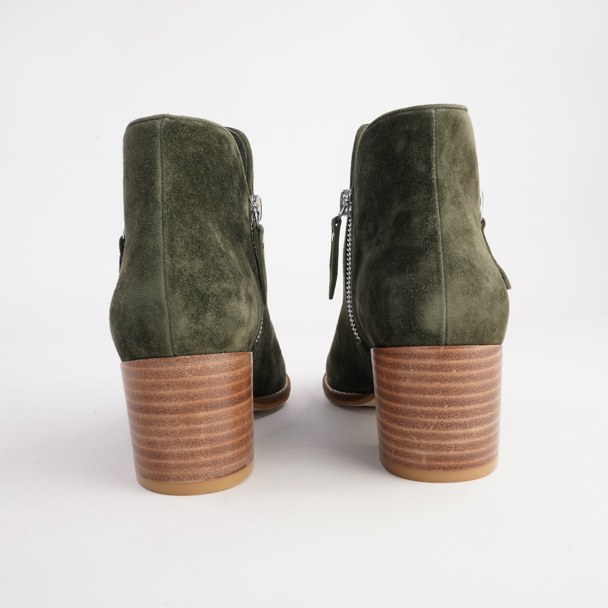 Mitysue Khaki Suede Boots - DJANGO AND JULIETTE | Shouz