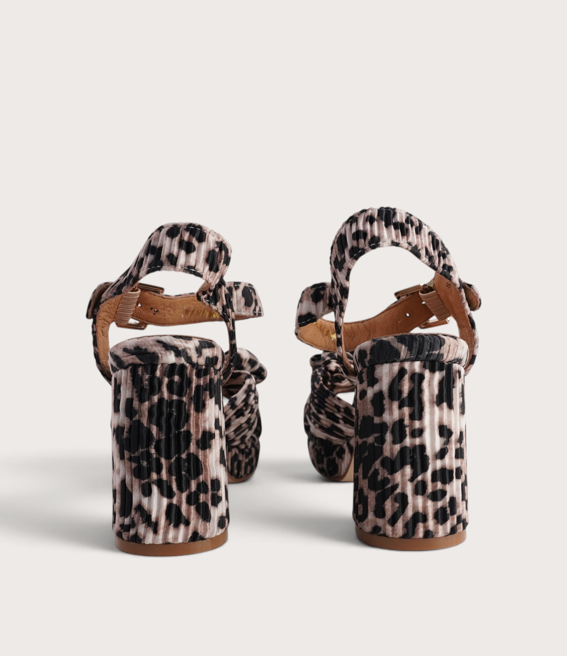 Sam Tan Leopard Heels